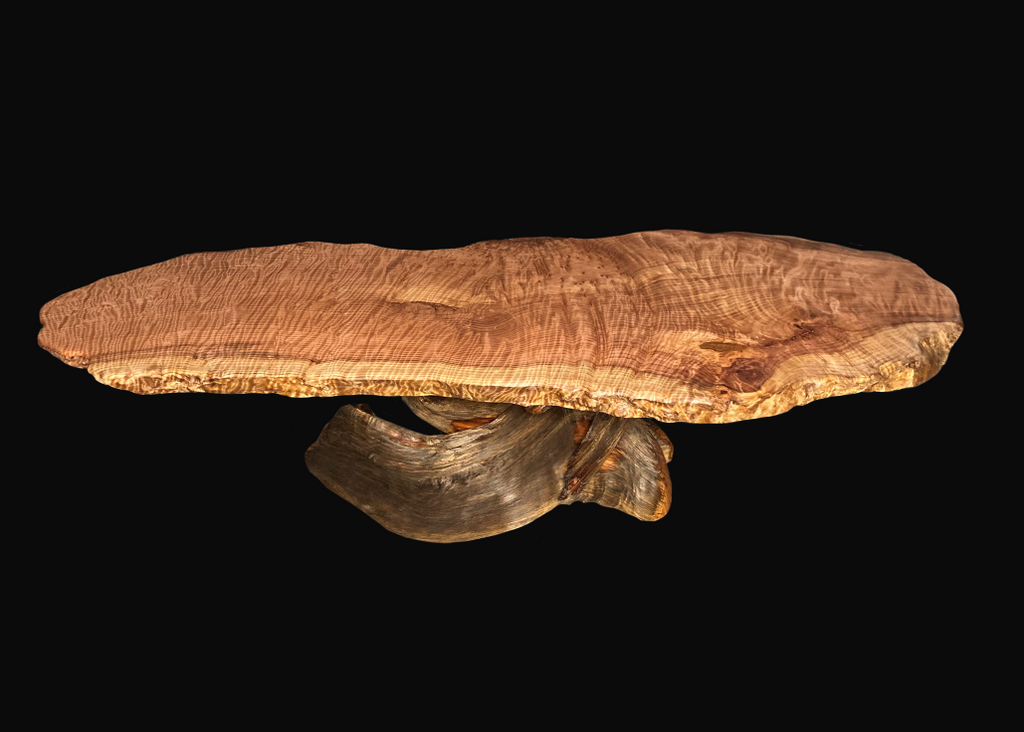Curly Redwood Table