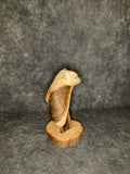P10-Single head juniper taxidermy pedestal